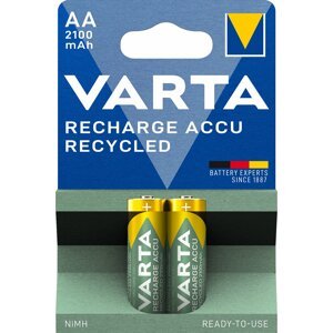 VARTA nabíjecí baterie Recycled AA 2100 mAh, 2ks - 56816101402