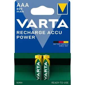 VARTA nabíjecí baterie Power AAA 800 mAh, 2ks - 56703101402