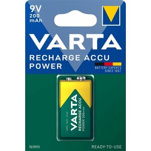 VARTA nabíjecí baterie Power 9V 200 mAh, 1ks - 56722101401