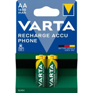 VARTA nabíjecí baterie Phone AA 1600 mAh, 2ks - 58399201402
