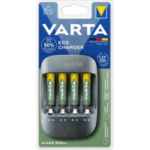 VARTA Eco charger + 4ks AAA 800 mAh - 57680101421