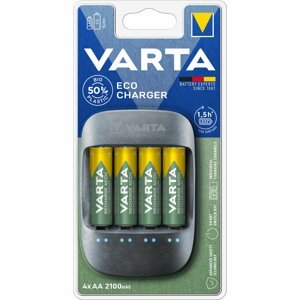 VARTA Eco charger + 4ks AA 2100 mAh - 57680101451