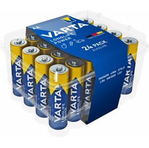 VARTA baterie Longlife Power 24 AA (Clear Value Pack) - 4906121124