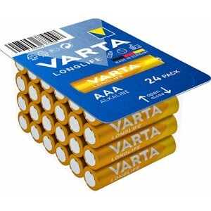 VARTA baterie Longlife 24 AAA (Big Box) - 4103301124