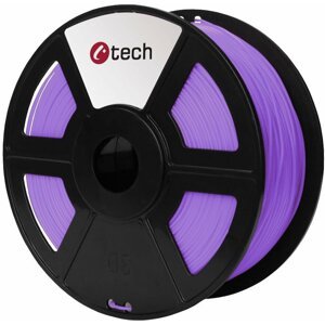 C-TECH tisková struna (filament), PLA, 1,75mm, 1kg, fialová - 3DF-PLA1.75-PR