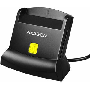 AXAGON CRE-SM2, USB externí čtečka 4-slot Smart card/ID card (eObčanka) + SD/microSD/SIM - CRE-SM2
