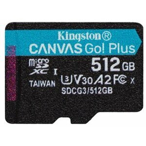 Kingston Micro SDXC Canvas Go! Plus 512GB 170MB/s UHS-I U3 - SDCG3/512GBSP