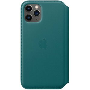 Apple ochranný kryt Leather Folio pro iPhone 11 Pro, zeleno-modrá - MY1M2ZM/A