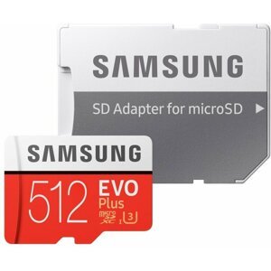 Samsung EVO Plus Micro SDXC 512 GB UHS-I U3 + adaptér - MB-MC512HA/EU