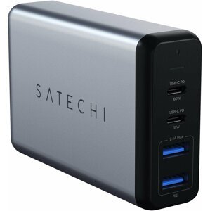 Satechi cestovní nabíječka, MultiPort USB-C, PD, QC 3.0, 108W, šedá - ST-TC108WM