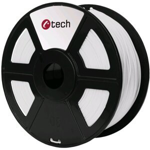 C-TECH tisková struna (filament), PETG, 1,75mm, 1kg, bílá - 3DF-PETG1.75-W