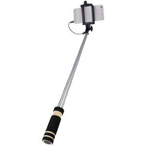 Setty selfie tyč s audio jackem, černá - DW_000027