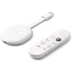 Google Chromecast 4 s Google TV 4K, bílá - GA01919-US