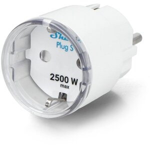 Shelly Plus Plug S, zásuvka s měřením spotřeby, WiFi - SHELLY-PLUS-PLUG-S