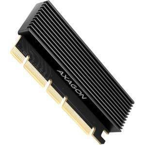 AXAGON PCEM2-XS, PCIe x16 - M.2 NVMe M-key slot adaptér, kryt s chladičem pro pasivní chlazení - PCEM2-XS