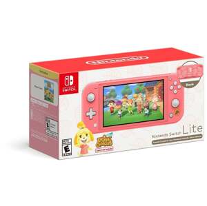 Nintendo Switch Lite, coral + Animal Crossing: New Horizons - NSH131
