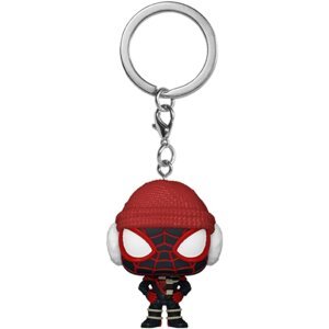 Klíčenka Funko POP! Spider-Man - Miles Morales (Winter Suit) - 0889698774499
