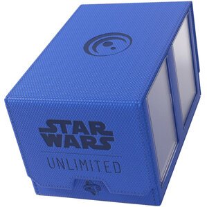 Krabička na karty Gamegenic - Star Wars: Unlimited Double Deck Pod, modrá - 04251715413845
