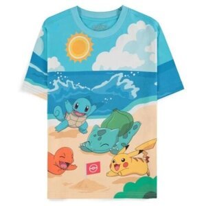Tričko Pokémon - Beach Day, dámské (L) - 08718526399752