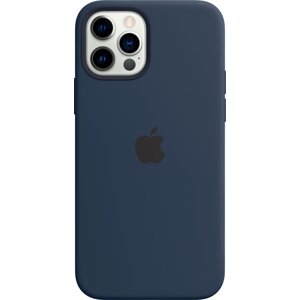 Apple silikonový kryt s MagSafe pro iPhone 12/12 Pro, tmavě modrá - MHL43ZM/A