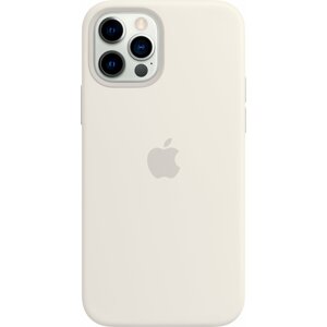 Apple silikonový kryt s MagSafe pro iPhone 12/12 Pro, bílá - MHL53ZM/A