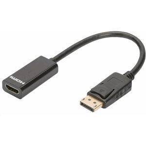 C-TECH adaptér DisplayPort - HDMI, M/F, černá - CB-AD-DP-HDMI