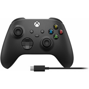 Xbox Series Bezdrátový ovladač, černý + USB-C kabel - 1V8-00002