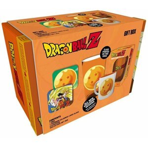Dárkový set Dragon Ball Z (hrnek, sklenice, podtácky) - 5028486401925