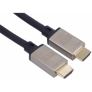 PremiumCord kabel HDMI 2.1, M/M, 8K@60Hz, Ultra High Speed, pozlacené konektory, 2m, černá - kphdm21k2