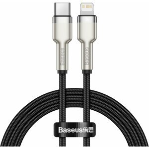 BASEUS kabel Cafule Series, USB-C - Lightning, M/M, nabíjecí, datový, 20W, 1m, černá - CATLJK-A01