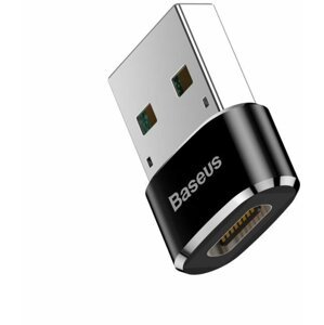 BASEUS adaptér USB-C - USB-A, F/M, černá - CAAOTG-01
