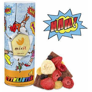 Mixit müsli Mix Čtyřlístek - lyofilizovaným ovoce/kakaové polštářky, 400g - 08595685206905