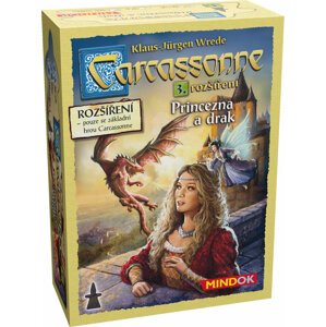 Desková hra Mindok Carcassonne - Princezna a drak, 3. rozšíření - 013