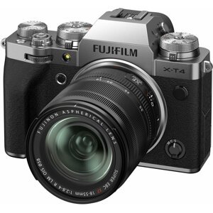 Fujifilm X-T4 + XF18-55mm, stříbrná - 16650883