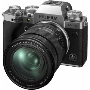 Fujifilm X-T4 + XF16-80mm, stříbrná - 16651277