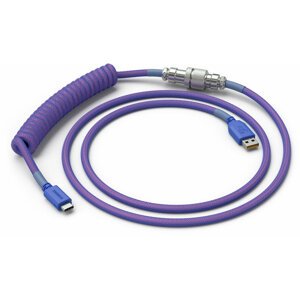 Glorious Coiled Cable, USB-C/USB-A, 1,37m, Nebula - GLO-CBL-COIL-NEBULA