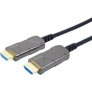 PremiumCord kabel HDMI 2.1, M/M, 8K@60Hz, Ultra High Speed, optický fiber kabel, - kphdm21x15