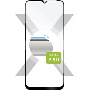 FIXED Ochranné tvrzené sklo Full-Cover pro Samsung Galaxy A22 5G, s lepením přes celý displej, černá - FIXGFA-671-BK