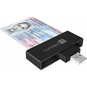 CONNECT IT Smart eID, černá - CFF-3000-BK