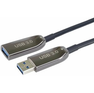 PremiumCord prodlužovací optický kabel USB-A 3.0, 7m, černá - ku3opt07