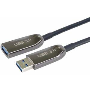 PremiumCord prodlužovací optický kabel USB-A 3.0, 25m, černá - ku3opt25