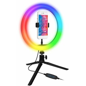 CONNECT IT Selfie10RGB kruhové RGB LED světlo, 10" - CLI-2020-SM