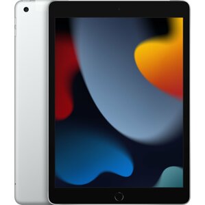 Apple iPad 2021, 256GB, Wi-Fi + Cellular, Silver - MK4H3FD/A