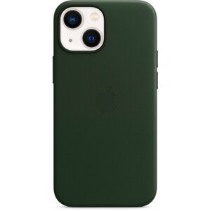 Apple kožený kryt s MagSafe pro iPhone 13 mini, sekvojově zelená - MM0J3ZM/A