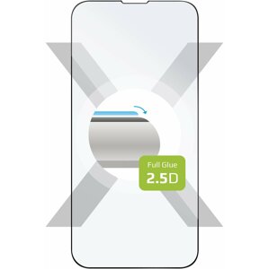FIXED ochranné sklo pro Apple iPhone 13/13 Pro, s lepením přes celý displej, černá - FIXGFA-723-BK