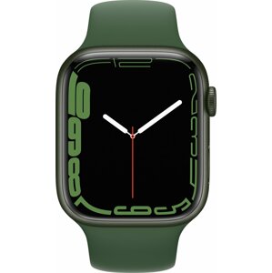 Apple Watch Series 7 GPS 45mm, Green, Clover Sport Band - MKN73HC/A