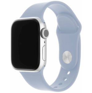 FIXED silikonový řemínek pro Apple Watch 42/44/45mm, 2 délky, světle modrá - FIXSST-434-LGBL