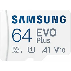Samsung EVO Plus SDXC 64GB UHS-I (Class 10) + adaptér - MB-MC64KA/EU