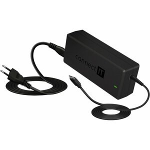 CONNECT IT univerzální notebookový adaptér MacPower USB-C, PD 65 W - CNP-1640-BK
