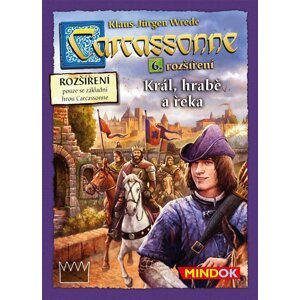 Desková hra Mindok Carcassonne - Král, hrabě a řeka, 6. rozšíření - 005